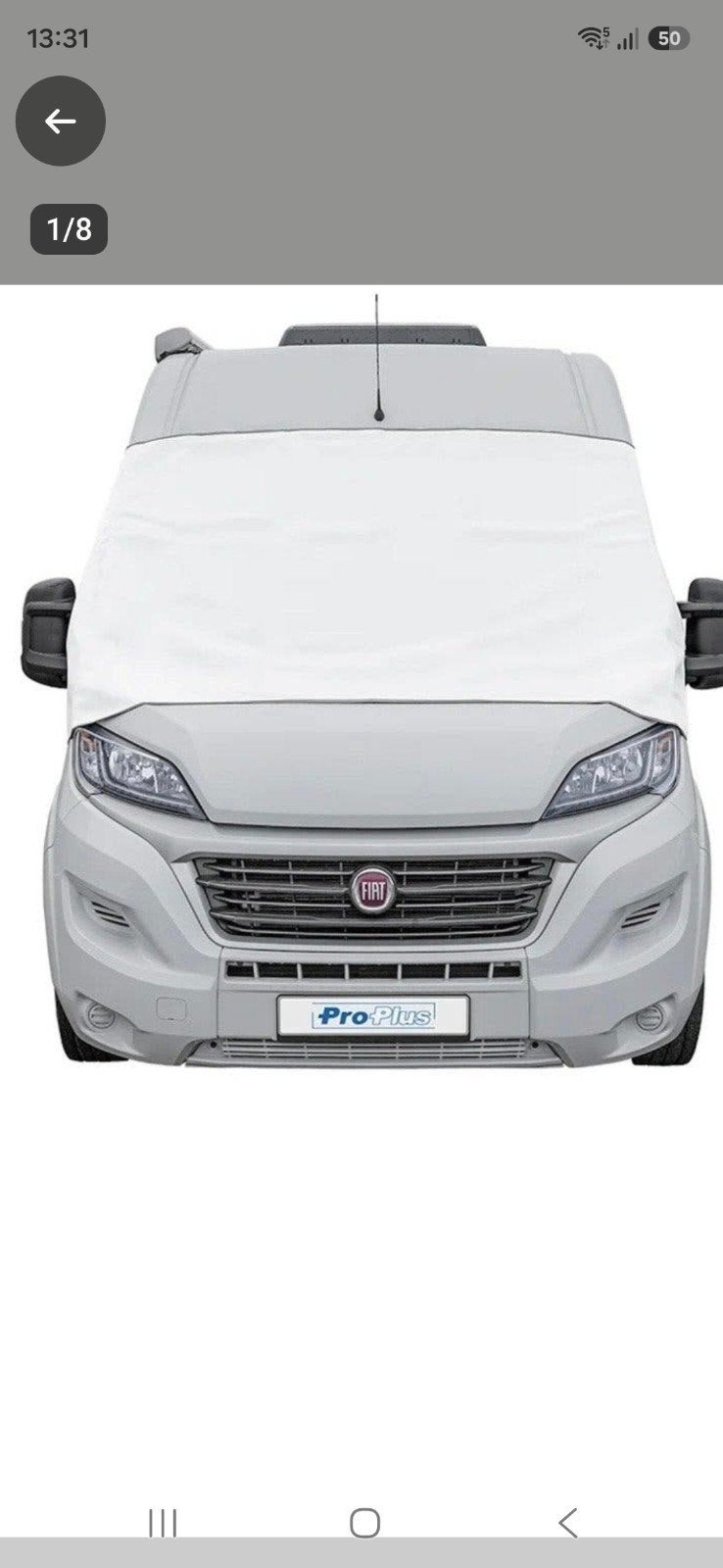 Pro Plus Cabine Zonbeschermer Fiat Ducato 250/290, Caravans en Kamperen, Camper-accessoires, Ophalen of Verzenden, Zo goed als nieuw