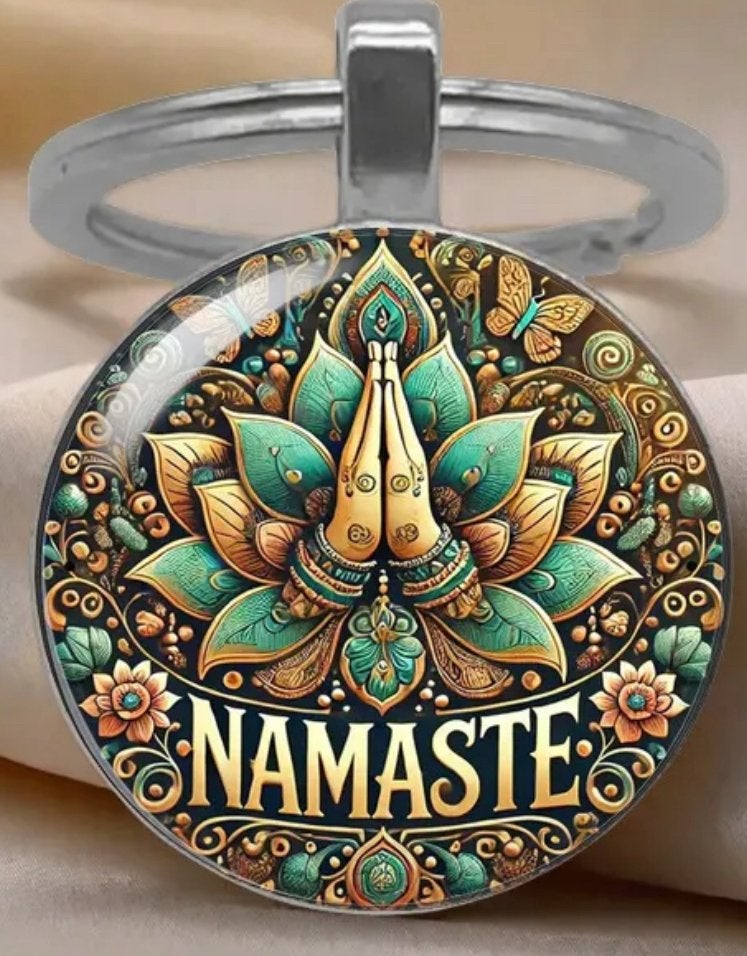 Sleutelhanger Namaste of Boeddha, Ophalen of Verzenden, Nieuw