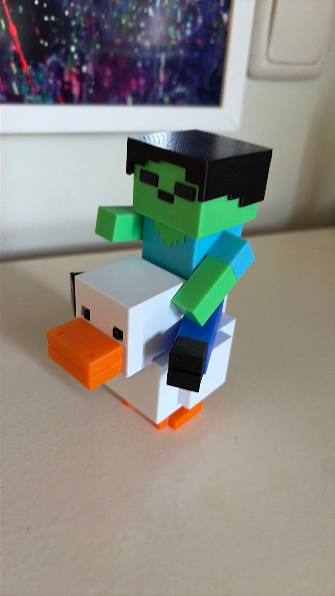 Minecraft chicken jockey, Antiek en Kunst, Ophalen of Verzenden