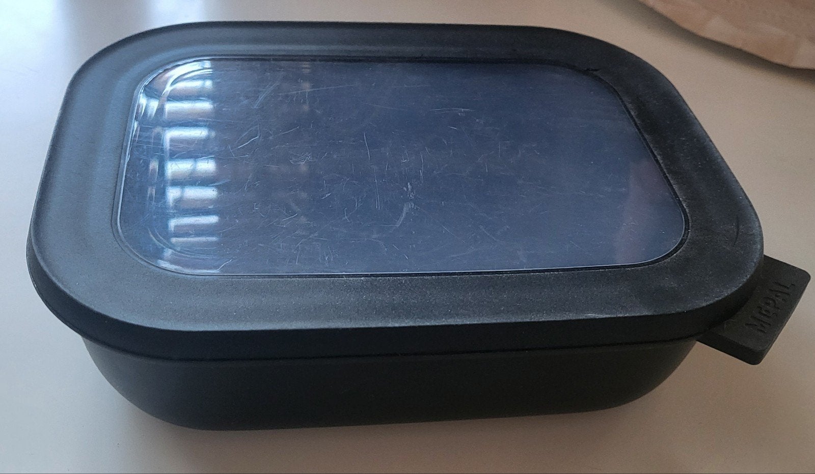 Mepal lunchbox/broodtrommel - Zwart, Broodtrommel, Ophalen of Verzenden, Gebruikt, Zwart
