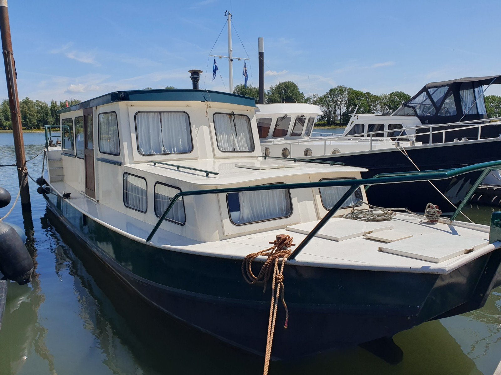 Motorboot 13,50 x 3,65 x 2,90 m, Watersport en Boten, Gebruikt, Binnenboordmotor, Diesel, 85 cm