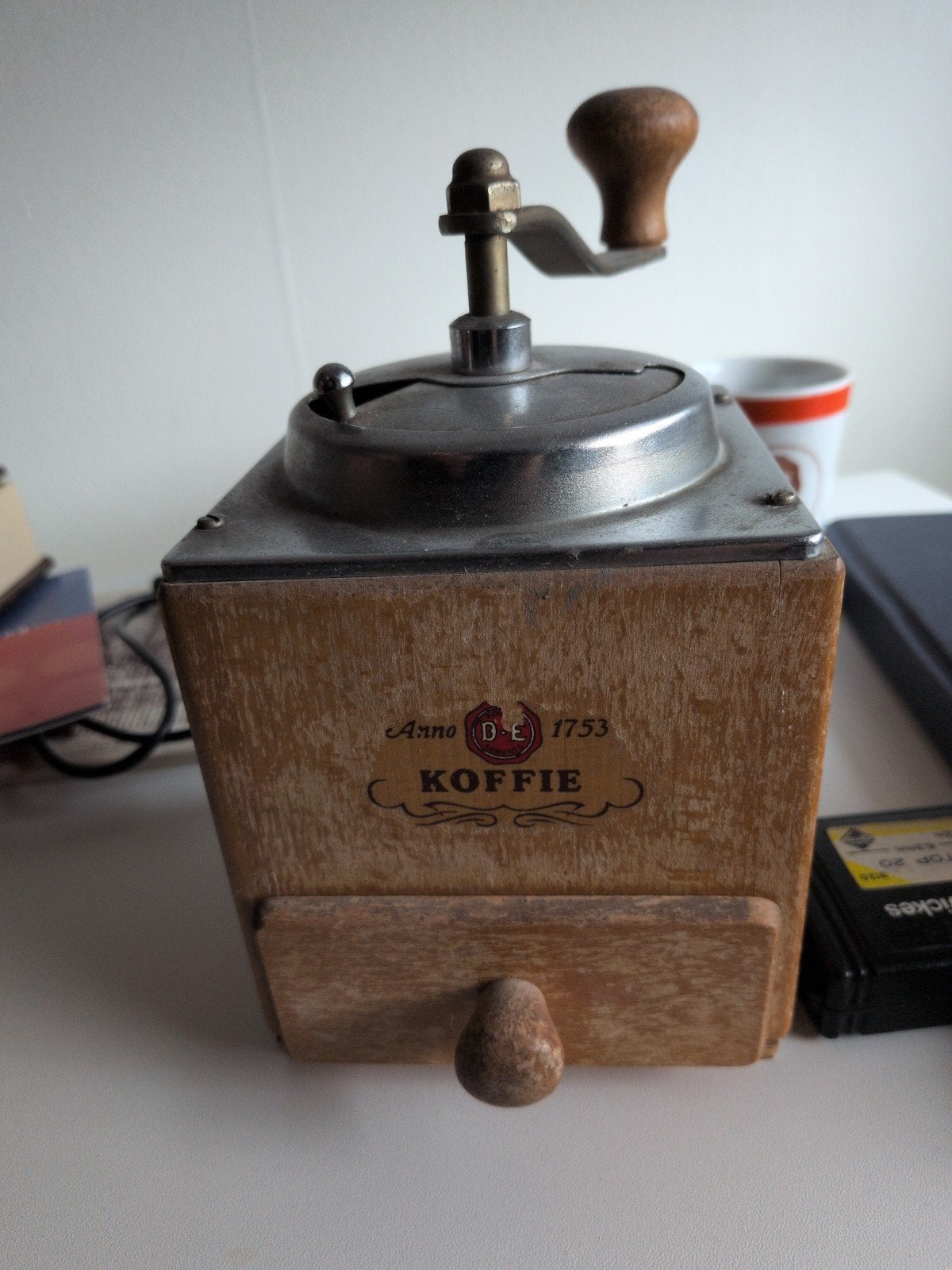 Vintage Douwe Egberts Koffiemolen Anno 1753, Ophalen of Verzenden