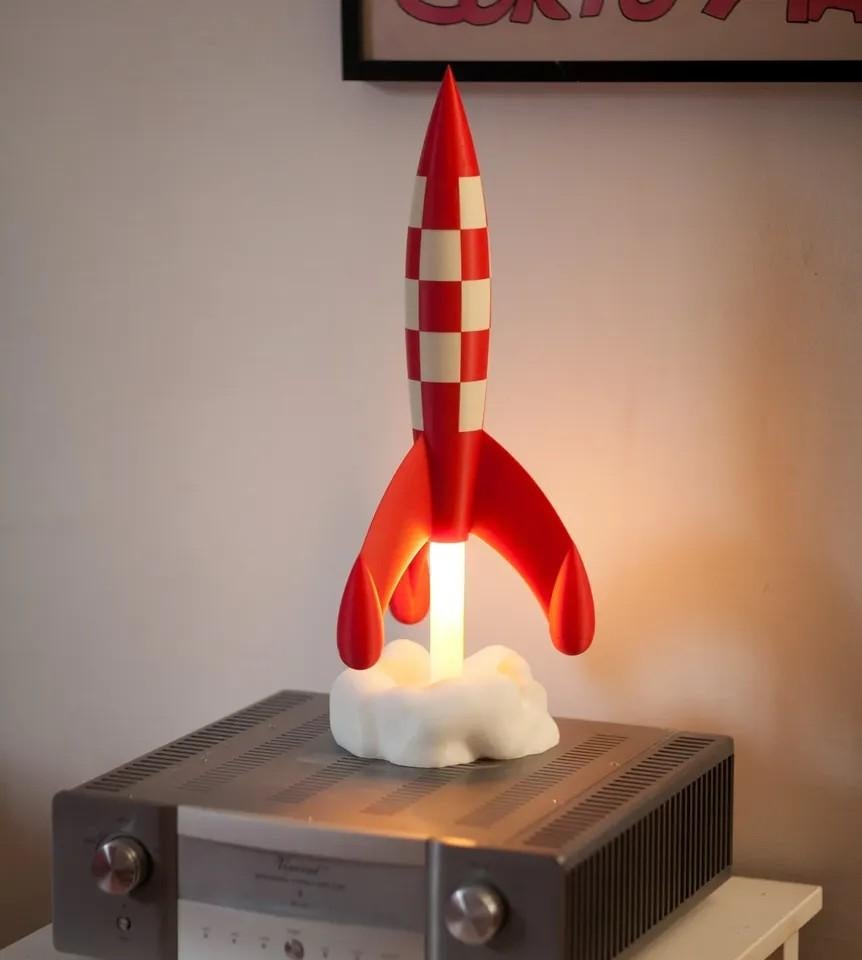 3D geprinte RGB Raketlamp, Ophalen of Verzenden, Nieuw