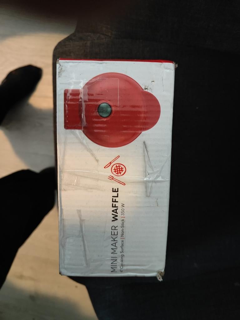 Mini wafelijzer 350W, Ophalen of Verzenden