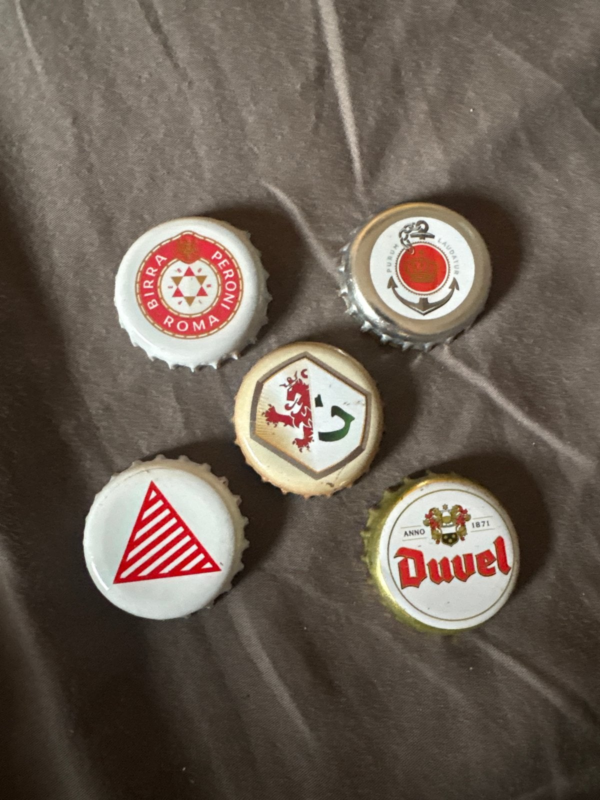 Bierdopjes collectie - Duvel, Peroni en meer, Verzamelen, Ophalen of Verzenden, Gebruikt, Overige typen, Duvel