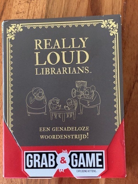 REALLY LOUD LIBRARIANS - Z.G.A.N., Vijf spelers of meer, Ophalen of Verzenden, Zo goed als nieuw, Exploding Kittens