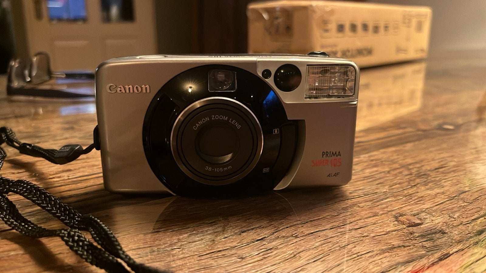 Canon Prima Super 105 Analoge Compact Camera, Audio, Tv en Foto, Ophalen, Gebruikt, Compact, Canon