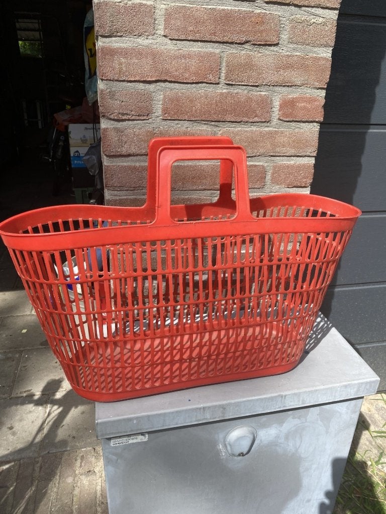 boodschappentas, vintage, Ophalen, Kunststof, Gebruikt, Overige merken