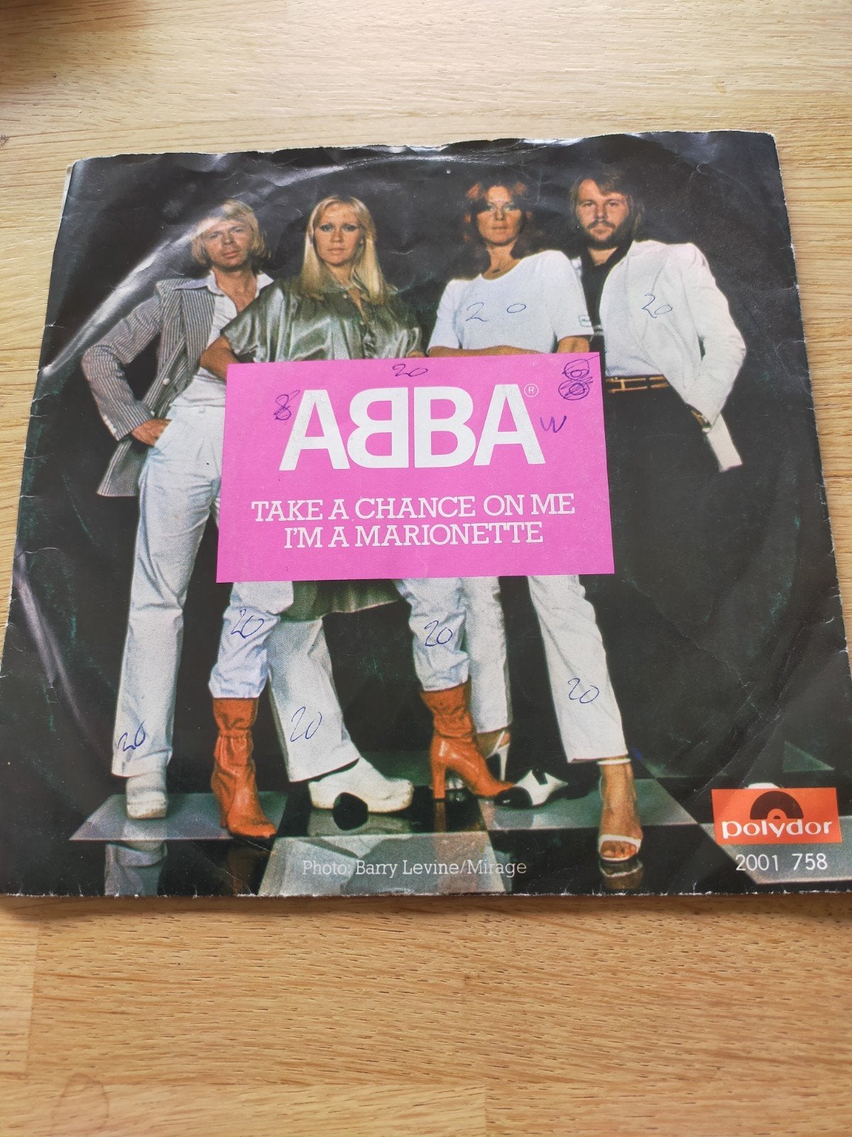 Abba , take a chance on me, Cd's en Dvd's, Vinyl Singles, Zo goed als nieuw, Pop, Ophalen of Verzenden