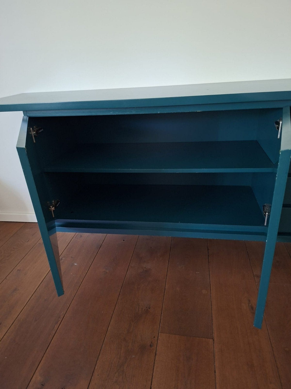 Banzbord Dressoir - 250 cm met 4 lades en 3 kasten, Ophalen, Gebruikt, 200 cm of meer, 25 tot 50 cm