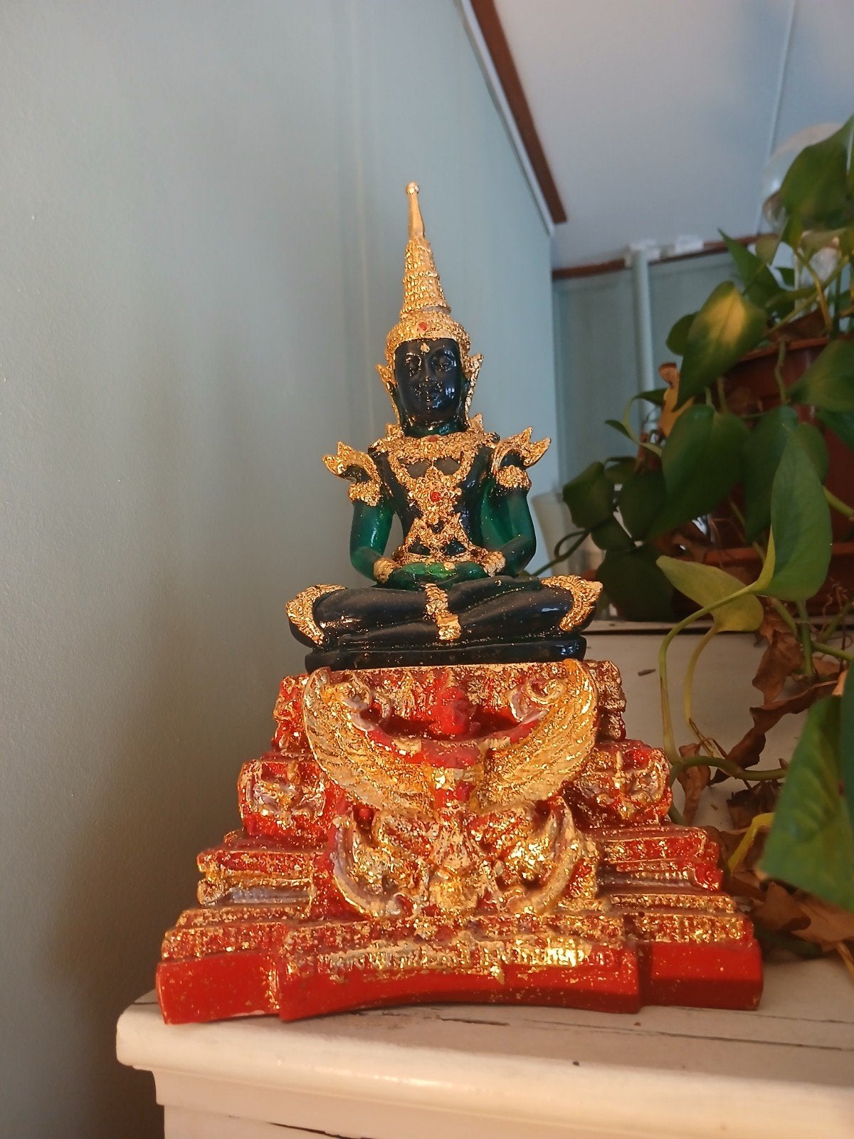 Thaise tempelbuddha replica, Ophalen of Verzenden