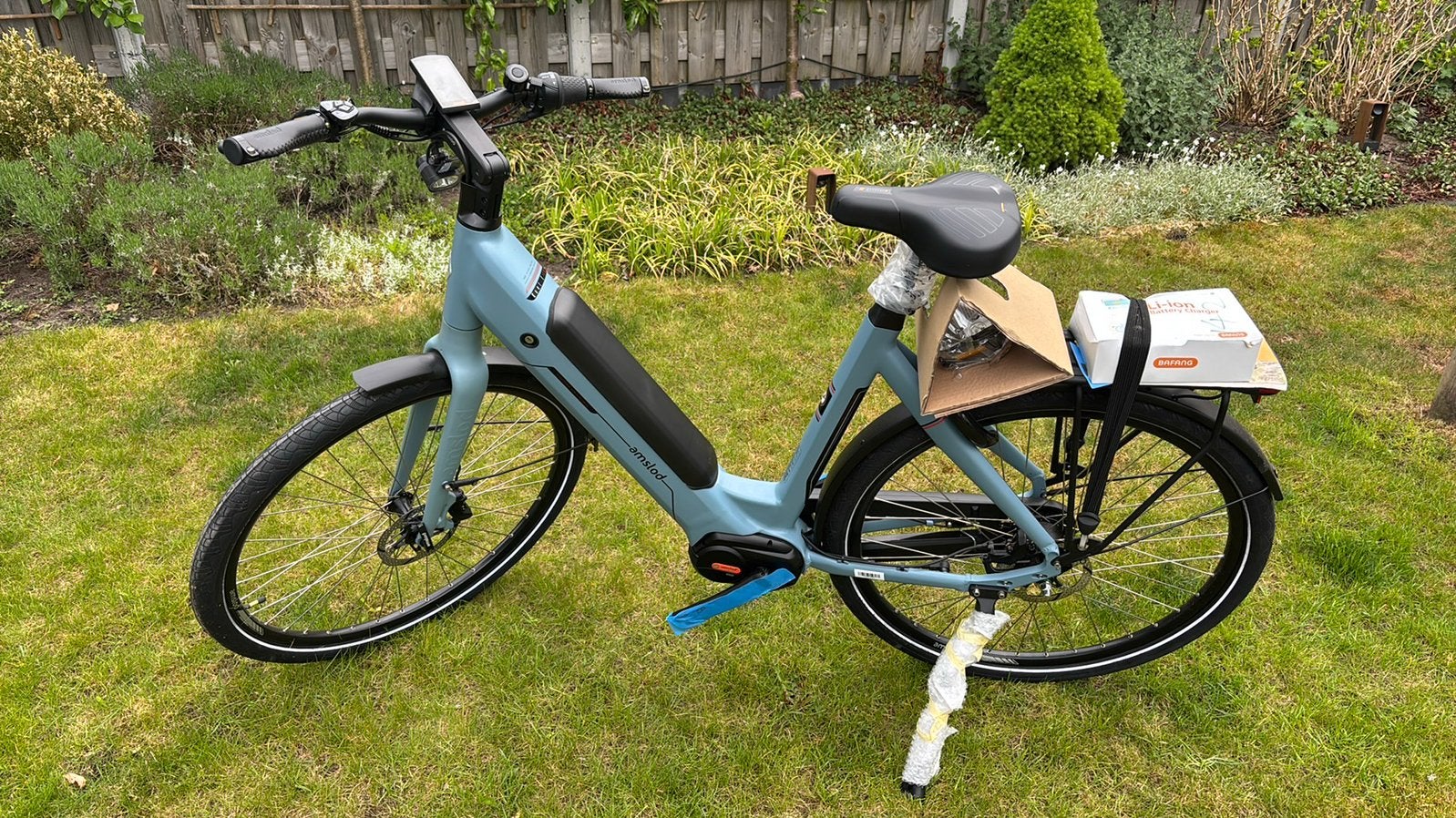 Nieuwe Amslod Kent E-LD Elektrische fiets, Nieuw, 50 km per accu of meer, 55 tot 59 cm, Ophalen