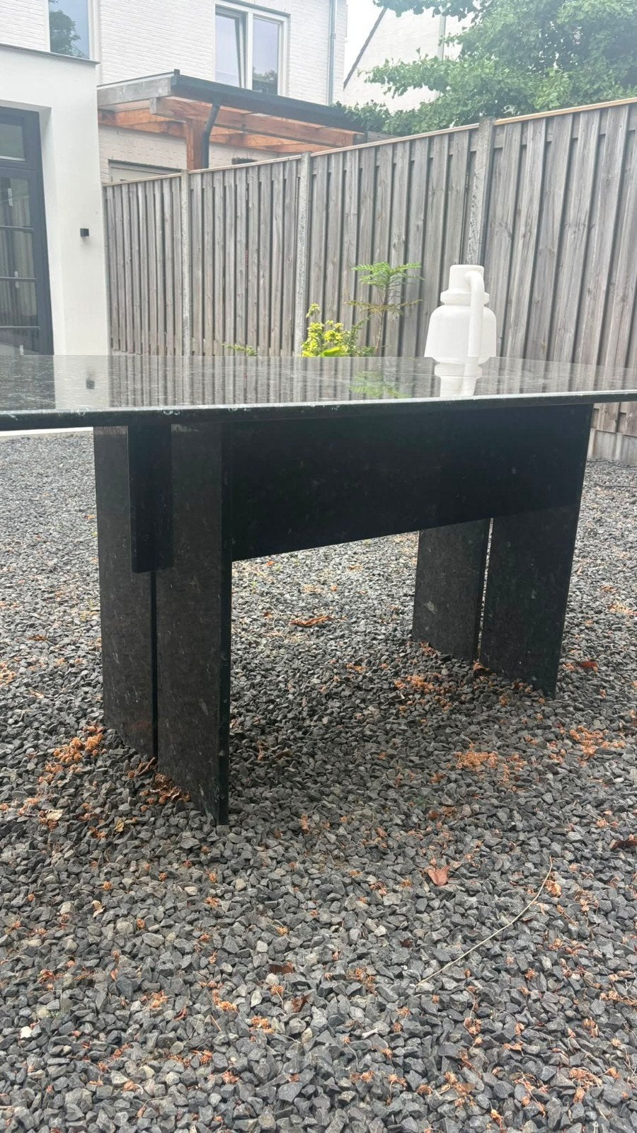Granieten/Hardstenen Tafel - Robuust en Stijlvol, Huis en Inrichting, Tafels | Eettafels, Ophalen, Overige materialen, Modern, Robuust, Tijdloos
