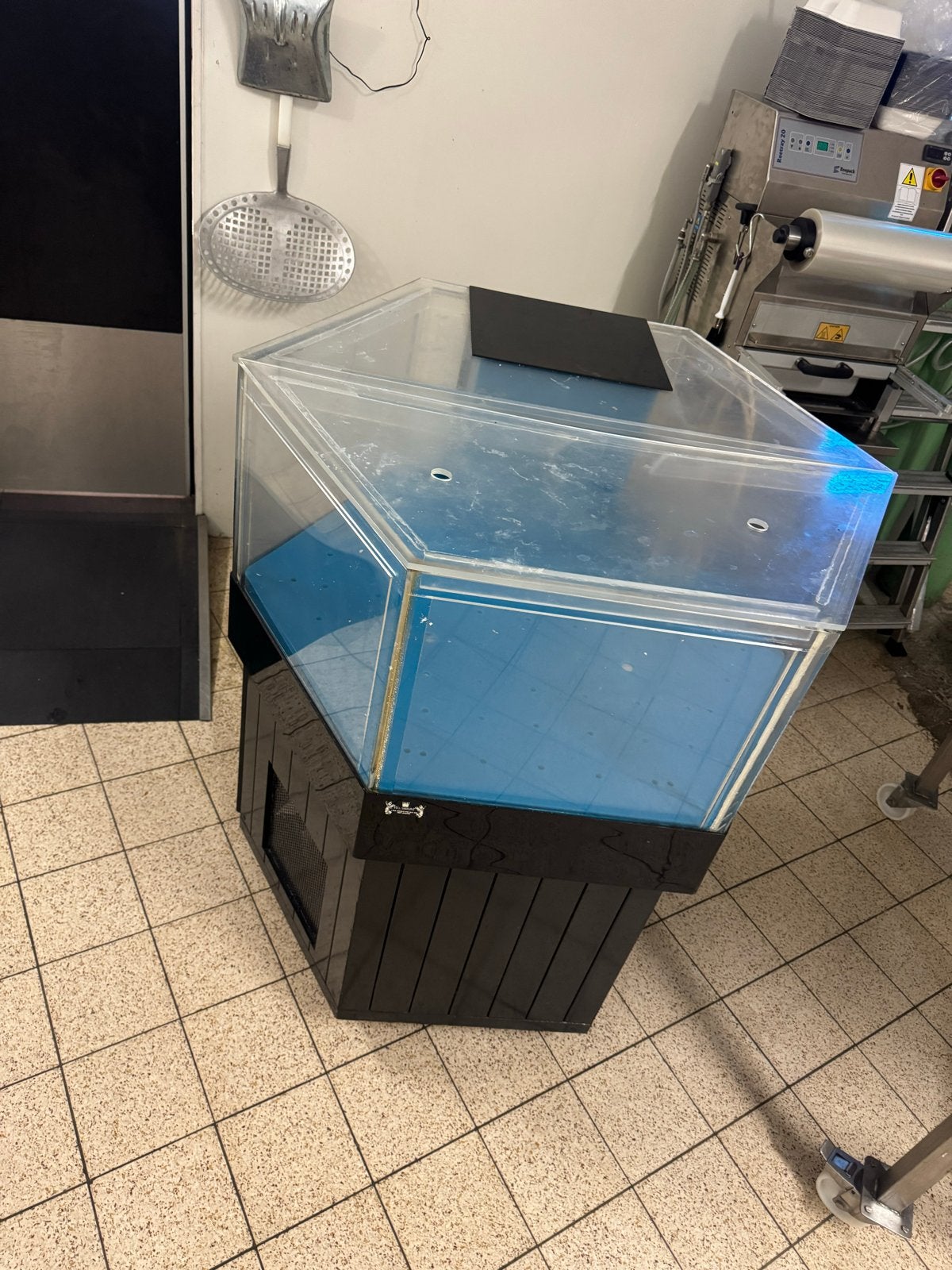 Homarium leefbak voor schaal en schelpdieren, Ophalen