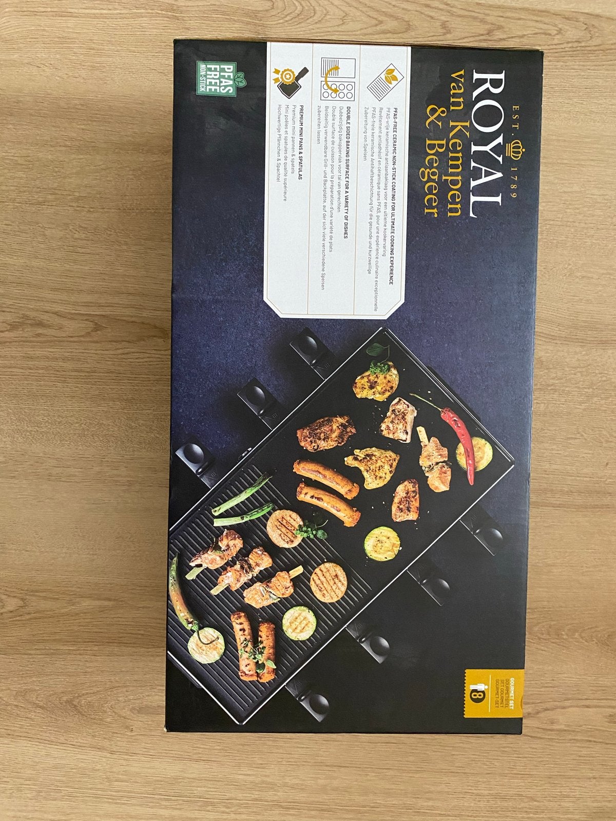 Royal van Kempen & Begeer Gourmetstel voor 8 personen, Ophalen of Verzenden, Nieuw, 8 personen of meer