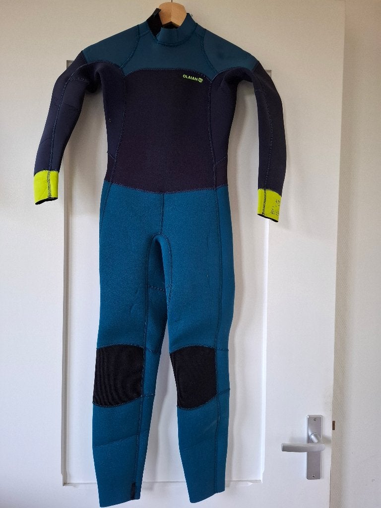 Kinderwetsuit Olaian 4/3mm 12 jaar, Kind, Ophalen of Verzenden, Zo goed als nieuw, Wetsuit