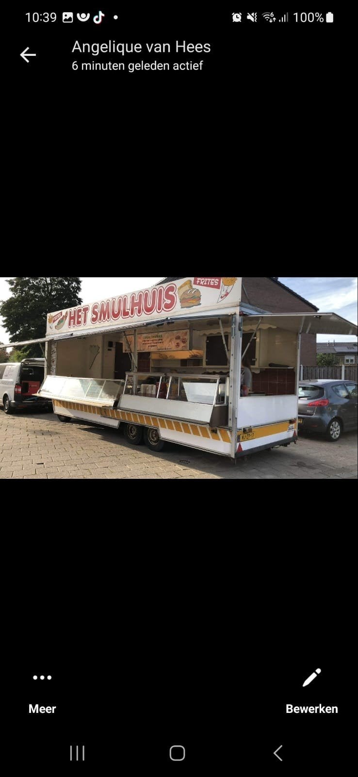 Ruime verkoopwagen - 7 meter lang, Ophalen