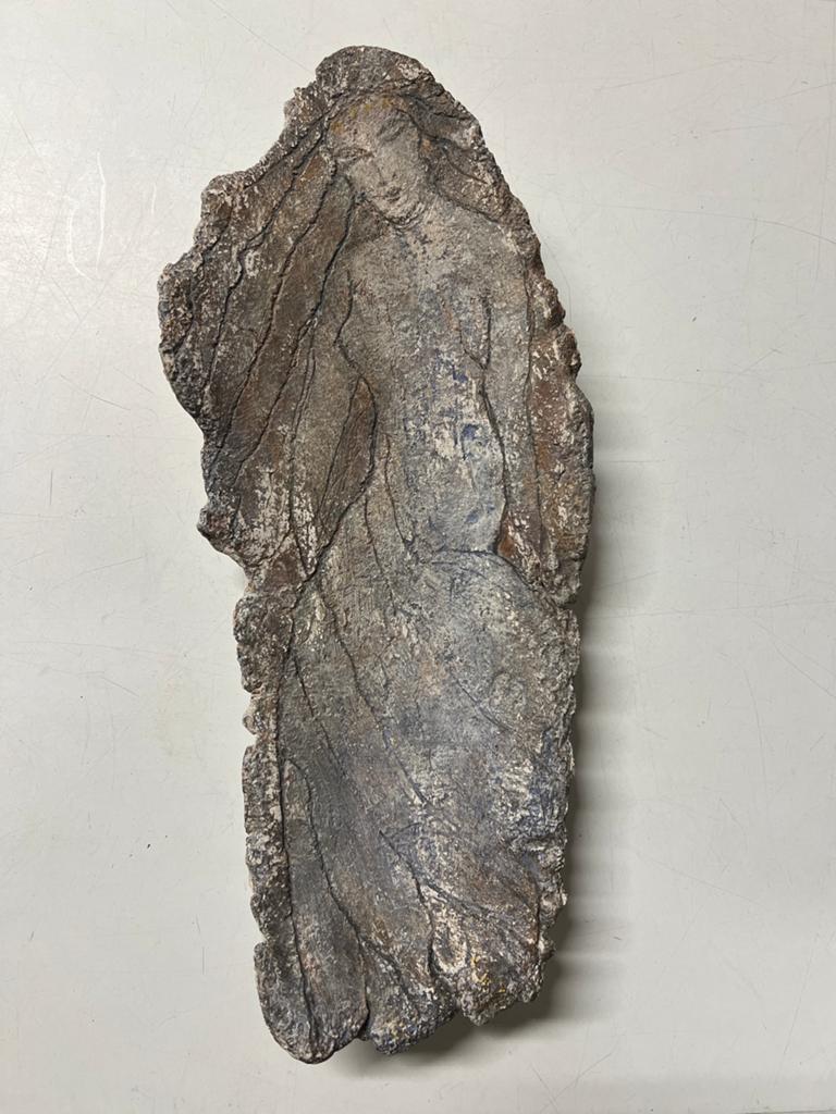 Ingrid Verheul - De Bruid (schaaltje) - Keramiek, Antiek en Kunst, Ophalen, Handgemaakt, 20 - 50 cm, Steen of Keramiek