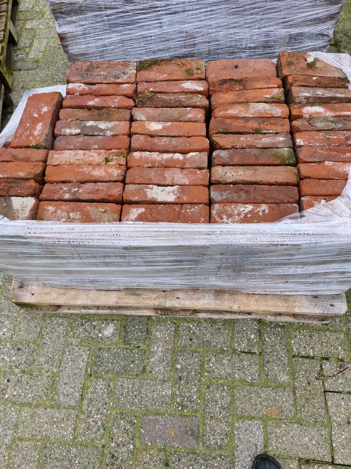 oude gebikte metselstenen, Doe-het-zelf en Verbouw, Metselstenen, Ophalen, Gebruikt, Bakstenen
