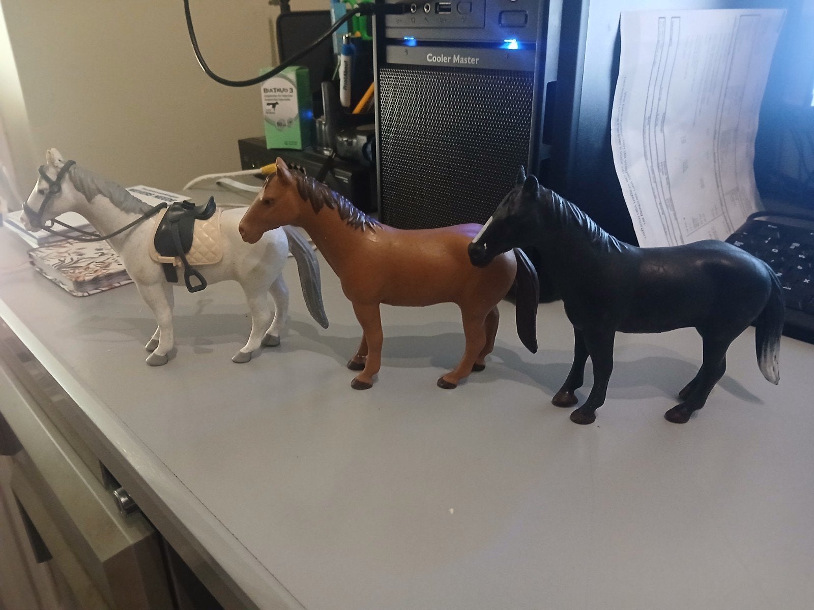 Bruder paarden, koopje, 3 voor 5,-, Ophalen of Verzenden, Zo goed als nieuw, Jongen of Meisje