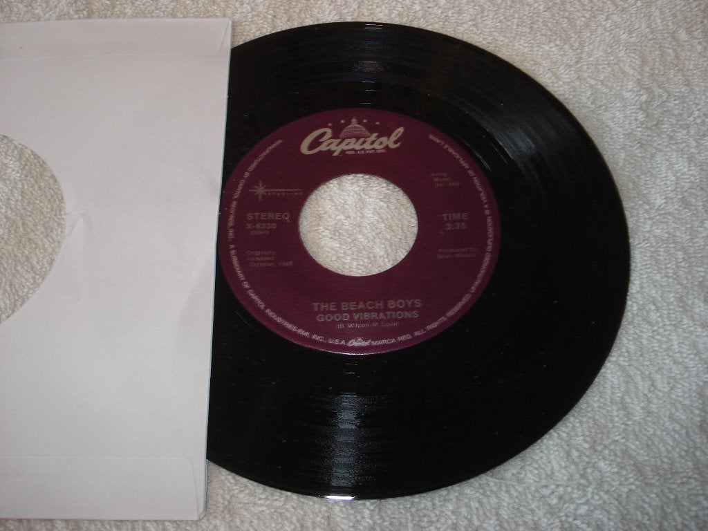 The Beach Boys   Good Vibrations    latere Persing usa, Reissue, Ophalen of Verzenden, Zo goed als nieuw, Pop