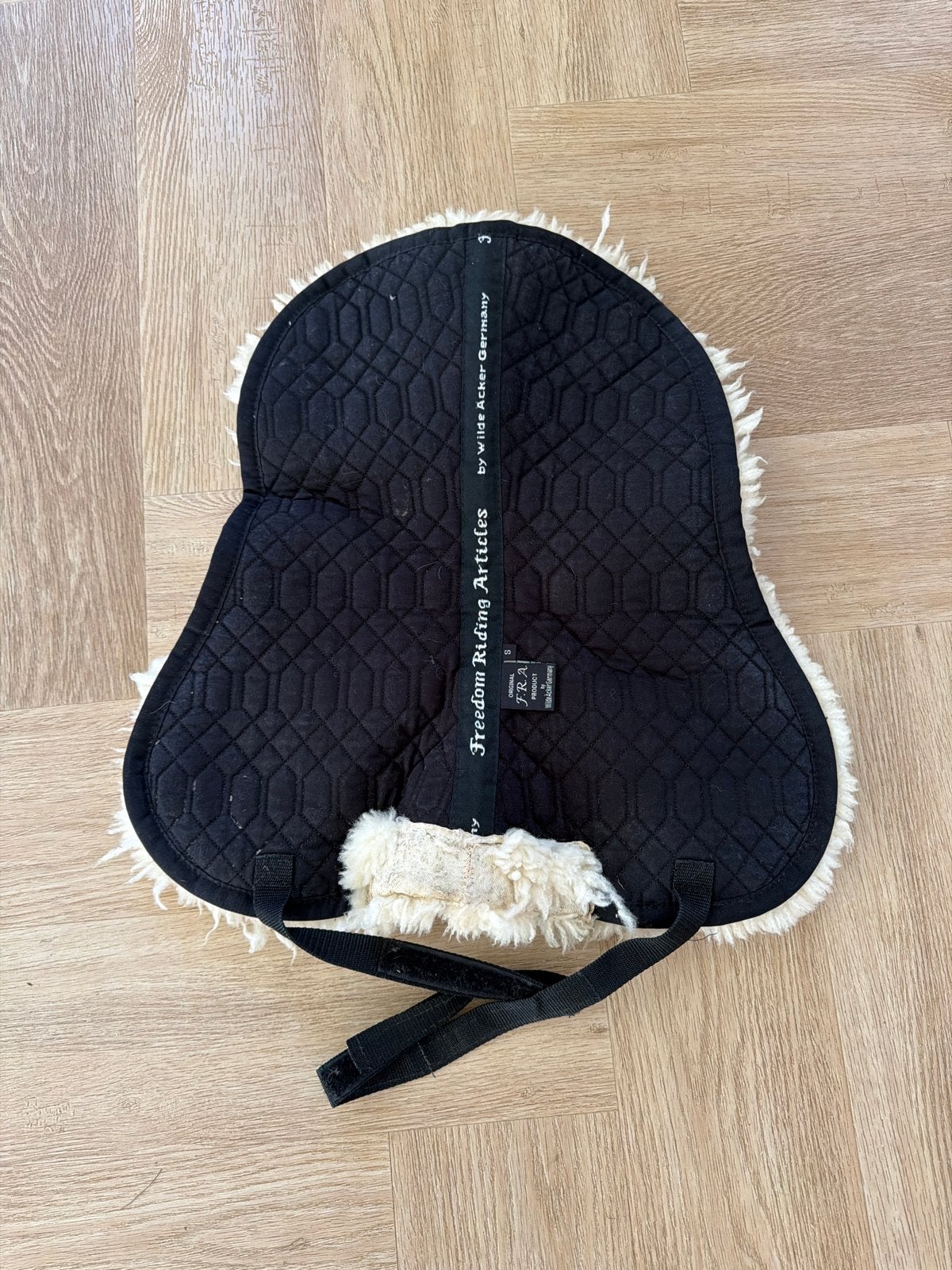 Zadel onderlegger echt wol - Bontje voor pony, Gebruikt, Ophalen of Verzenden, Pony (P), Zadelpad
