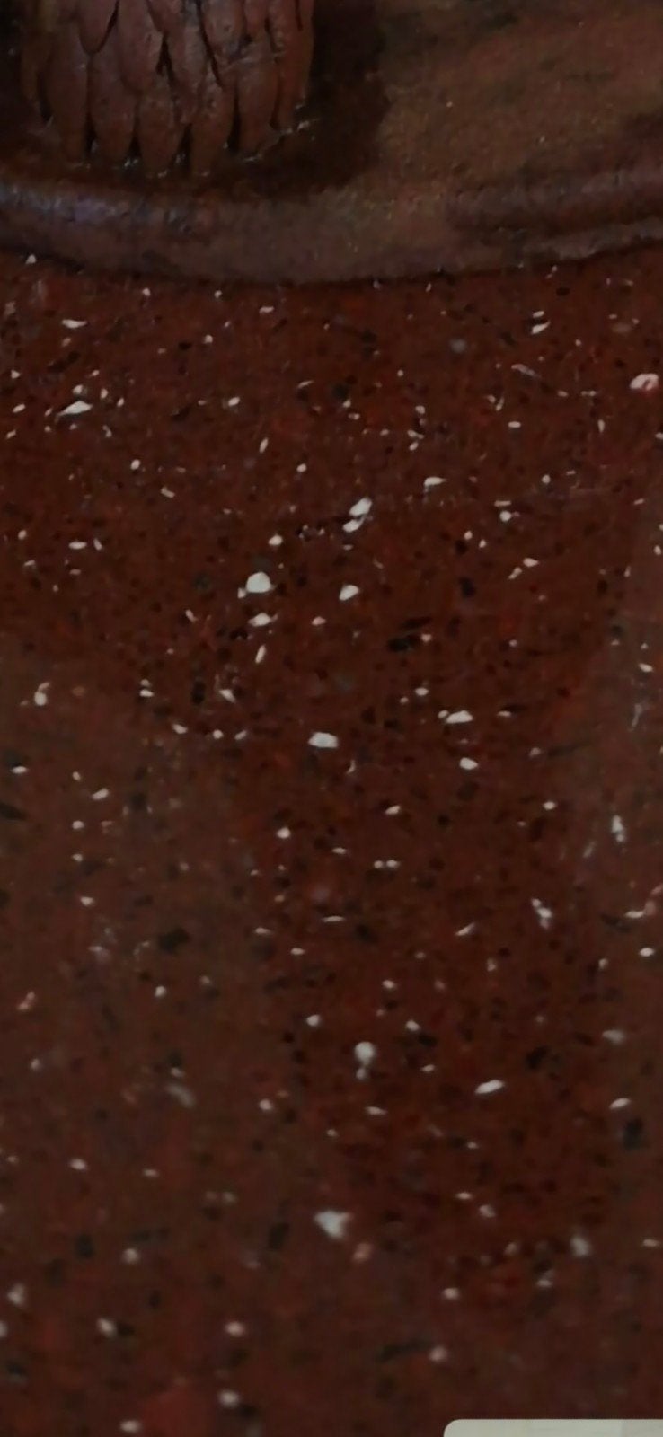 Mooi rood-bruin Belgisch hardsteen, natuursteen aanrechtblad, Huis en Inrichting, Ophalen, Gebruikt, 200 cm of meer, Rood