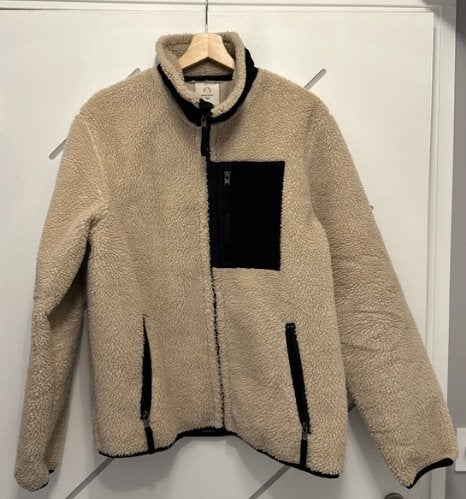Heren fleecevest  Decathlon 2024 Olympische Spelen, Maat 52/54 (L), Beige, Ophalen of Verzenden, Decathlon