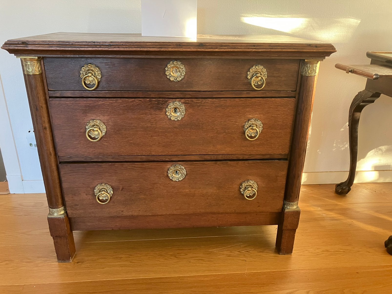 3 mooie antieke meubels, unieke kans, Huis en Inrichting, Gebruikt, Eikenhout, Antiek vintage, Minder dan 100 cm