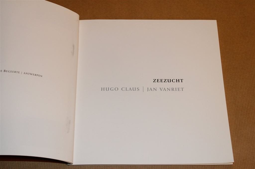 Zeezucht — Hugo Claus — Jan Vanriet — Rijk Geïllustreerd, Ophalen of Verzenden, Gelezen