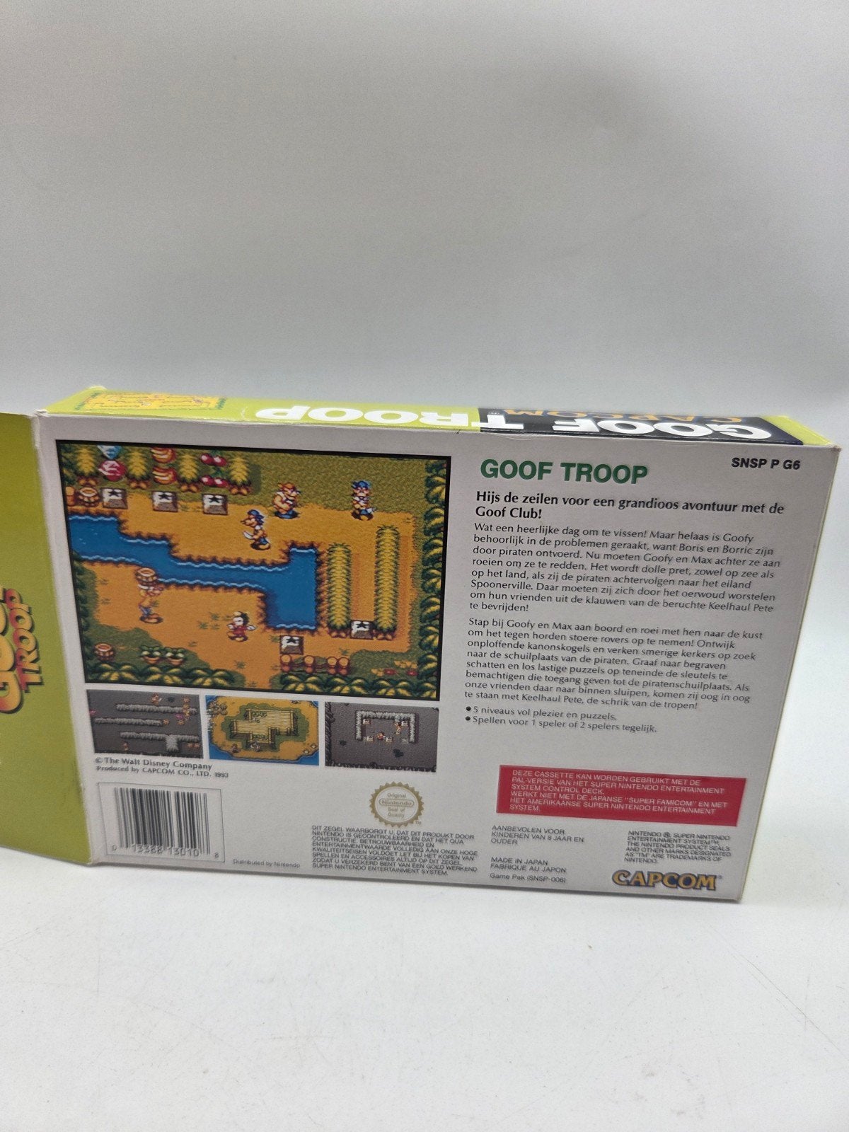 Goof Troop - Super Nintendo (SNES) - Compleet in doos, Puzzel en Educatief, Niet van toepassing, Niet van toepassing, 2 spelers