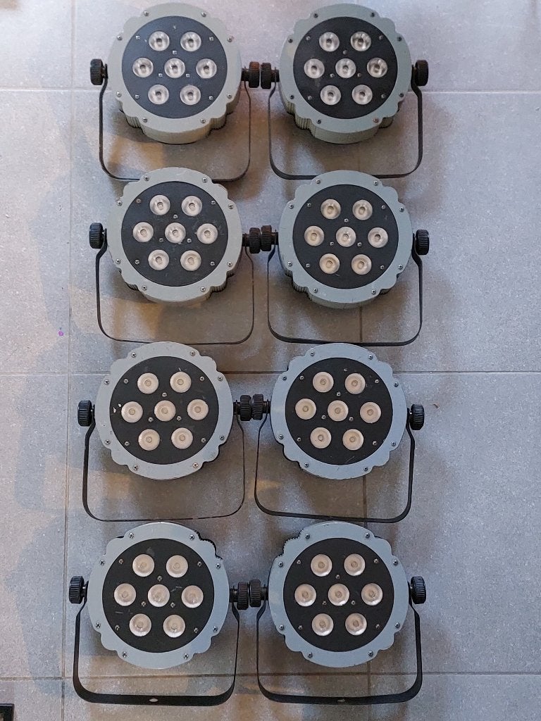 Led Par Showtec Compact 7-3 Tri (Groot lot)    µ1p, Muziek en Instrumenten, Licht en Laser, Ophalen, Zo goed als nieuw, Licht