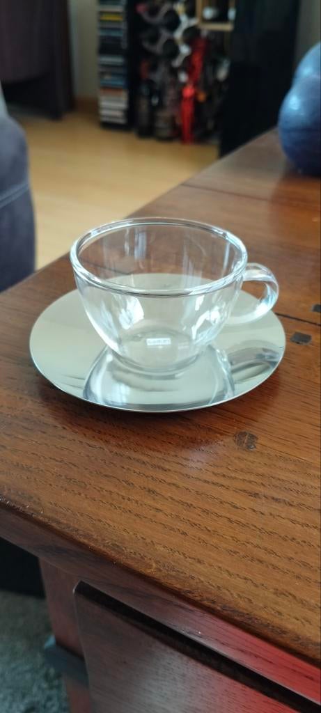 Bodum espresso kopjes met schotels, Huis en Inrichting, Ophalen of Verzenden, Nieuw, Overige stijlen, Kop(pen) en/of Schotel(s)