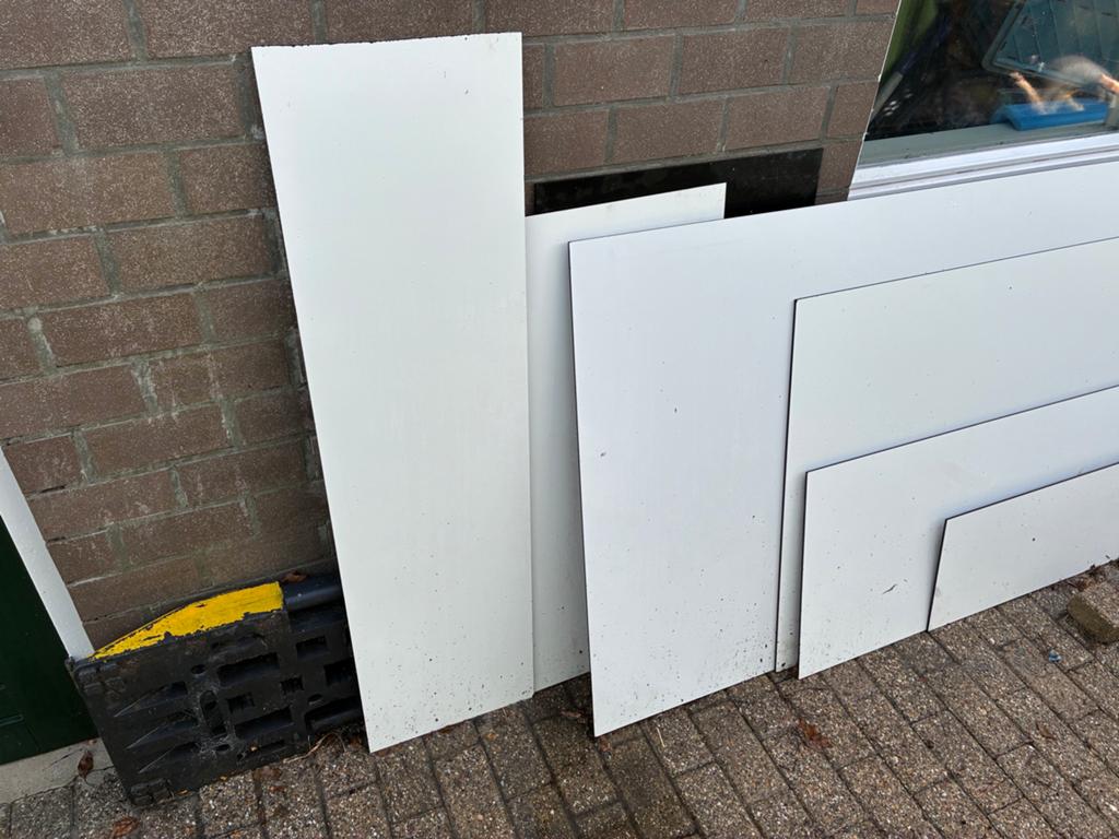 Trespa platen, Doe-het-zelf en Verbouw, Ophalen of Verzenden, Zo goed als nieuw, HPL, Minder dan 20 mm
