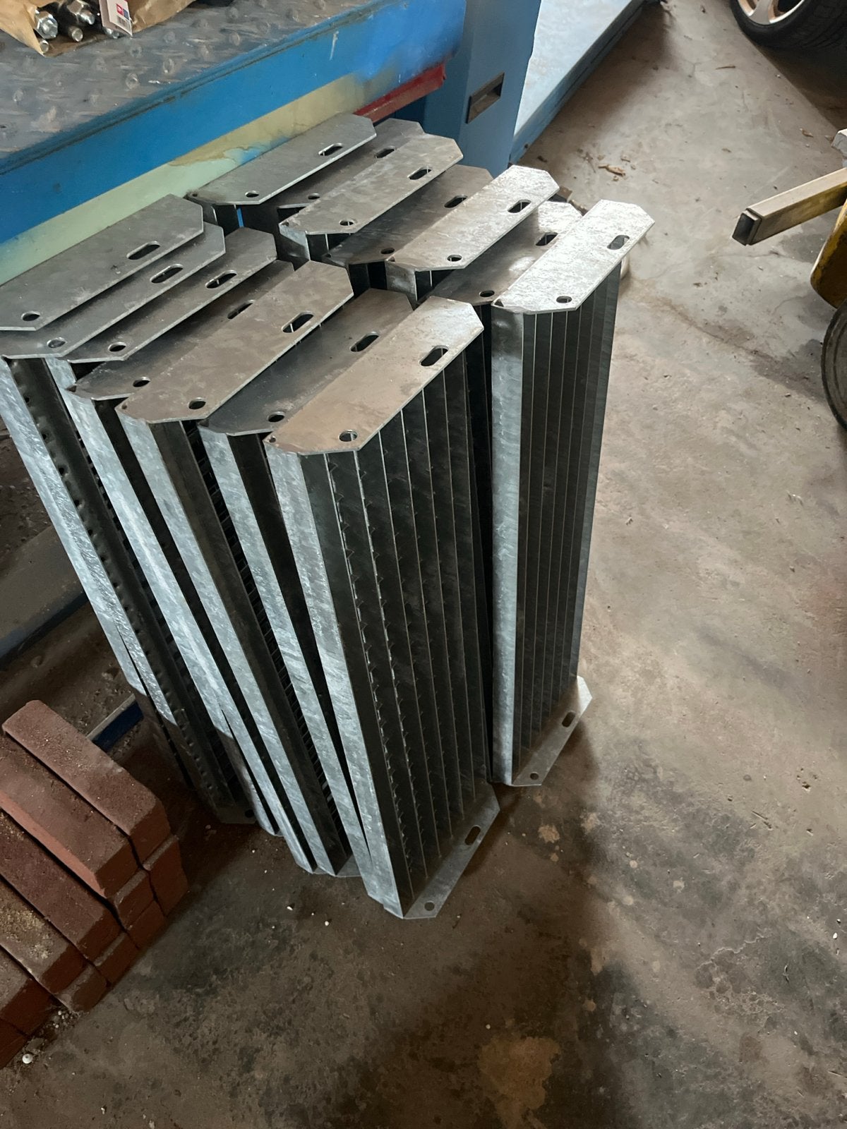 Nieuwe gegalvaniseerde traptreden 800x240x70, Ophalen, Nieuw, Trap, Minder dan 2 meter