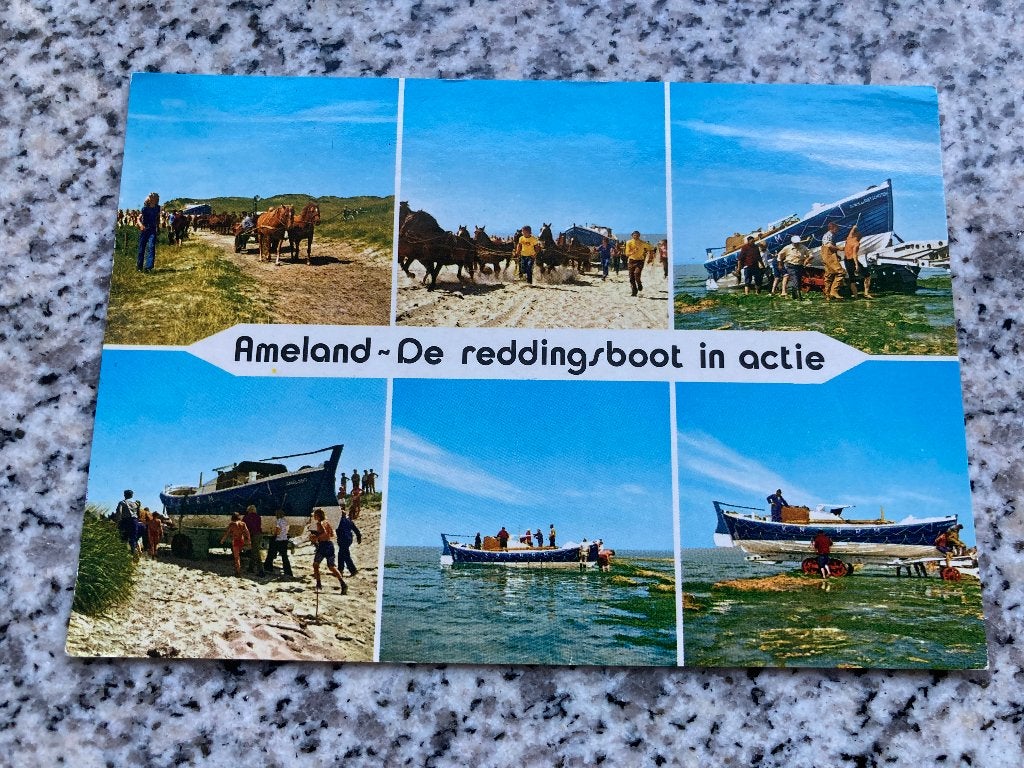 Ansichtkaart van Ameland, Ophalen of Verzenden, Waddeneilanden