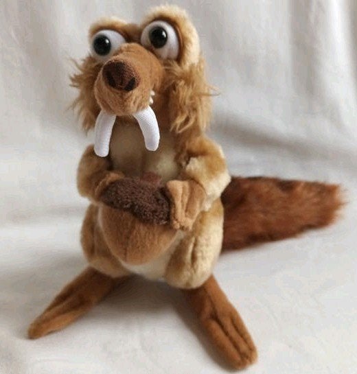 ICE AGE Knuffel Scrat, Disney, Ophalen of Verzenden, Zo goed als nieuw, Overige typen