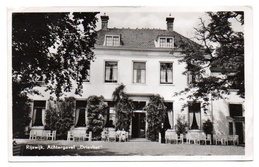 Rijswijk Achtergevel Drievliet 1958, Ophalen, 1940 tot 1960, Gelopen, Zuid-Holland