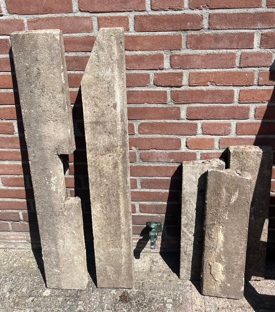 Restanten opsluitbandjes, Tuin en Terras, Bielzen en Borders, Ophalen, Gebruikt, Minder dan 100 cm, Minder dan 25 cm