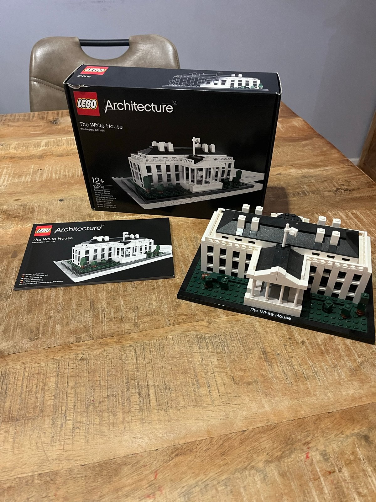 Lego Architecture 21006 The White House - Zo goed als nieuw, Ophalen of Verzenden, Zo goed als nieuw, Lego