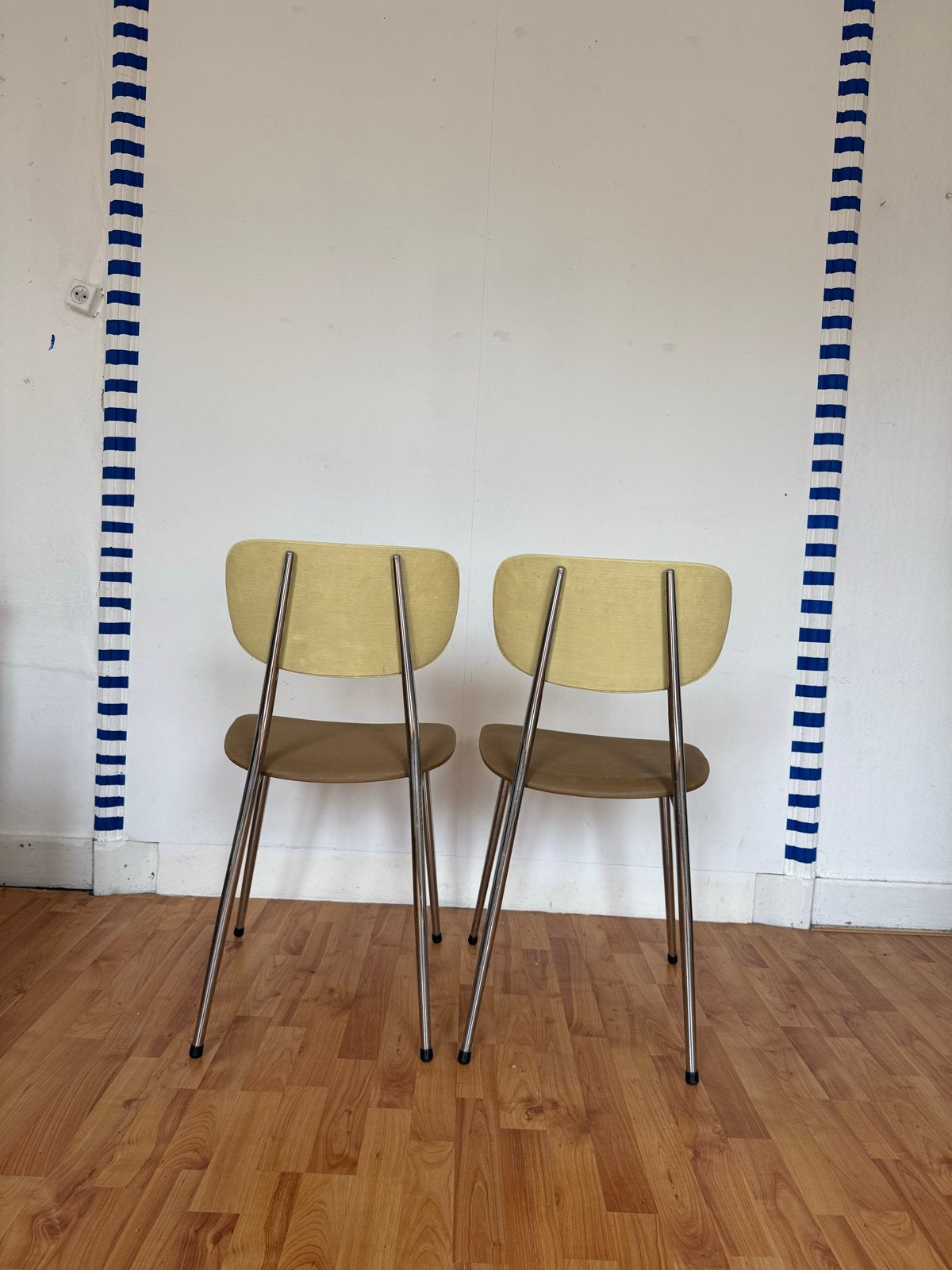 Set van 2 buisframe stoelen, Ophalen, Gebruikt, Twee, Overige kleuren