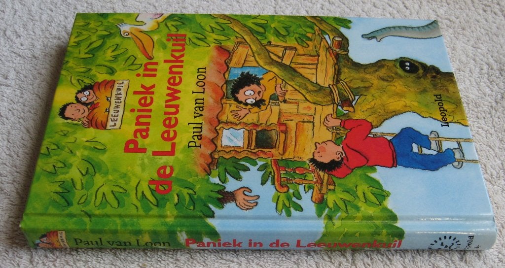 P. van Loon - Paniek in de Leeuwenkuil (E / AVI 8) evt. +1, Boeken, Fictie algemeen, Paul van Loon, Nieuw, Ophalen of Verzenden