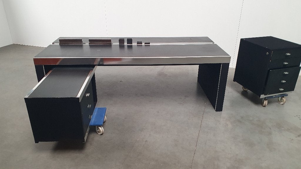 Starblack vintage directie bureau Guido Faleschini 70s, .., Gebruikt, .., Ophalen