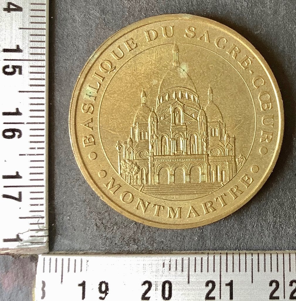penning, Montmartre, Basilique du Sacre Coeur, Ophalen of Verzenden, Overige materialen, Buitenland