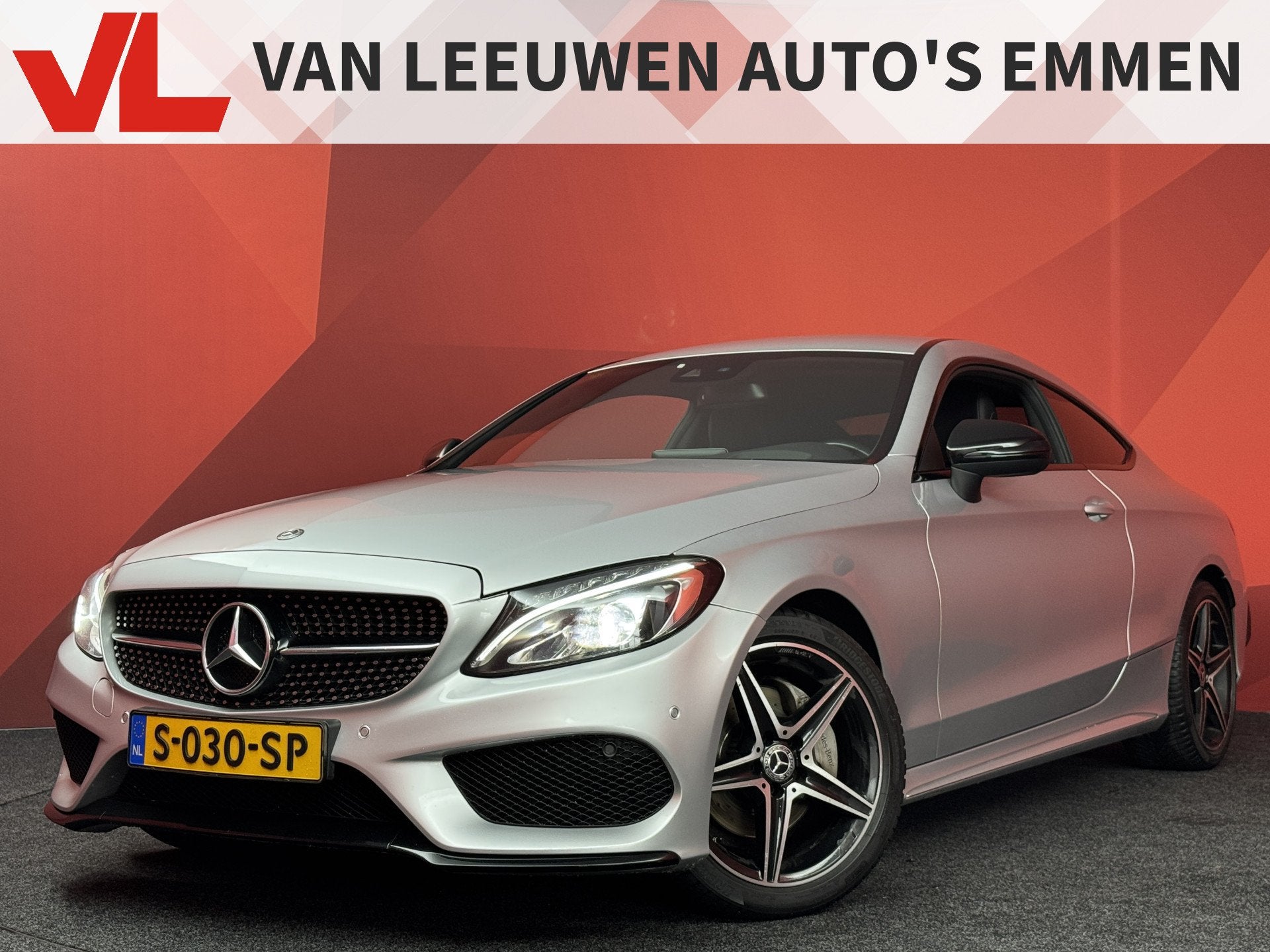 Mercedes-Benz C-Klasse Coupé 220 d Premium Plus | AMG | Bur, Auto's, Automaat, Achterwielaandrijving, 4 cilinders, Met garantie (alle)