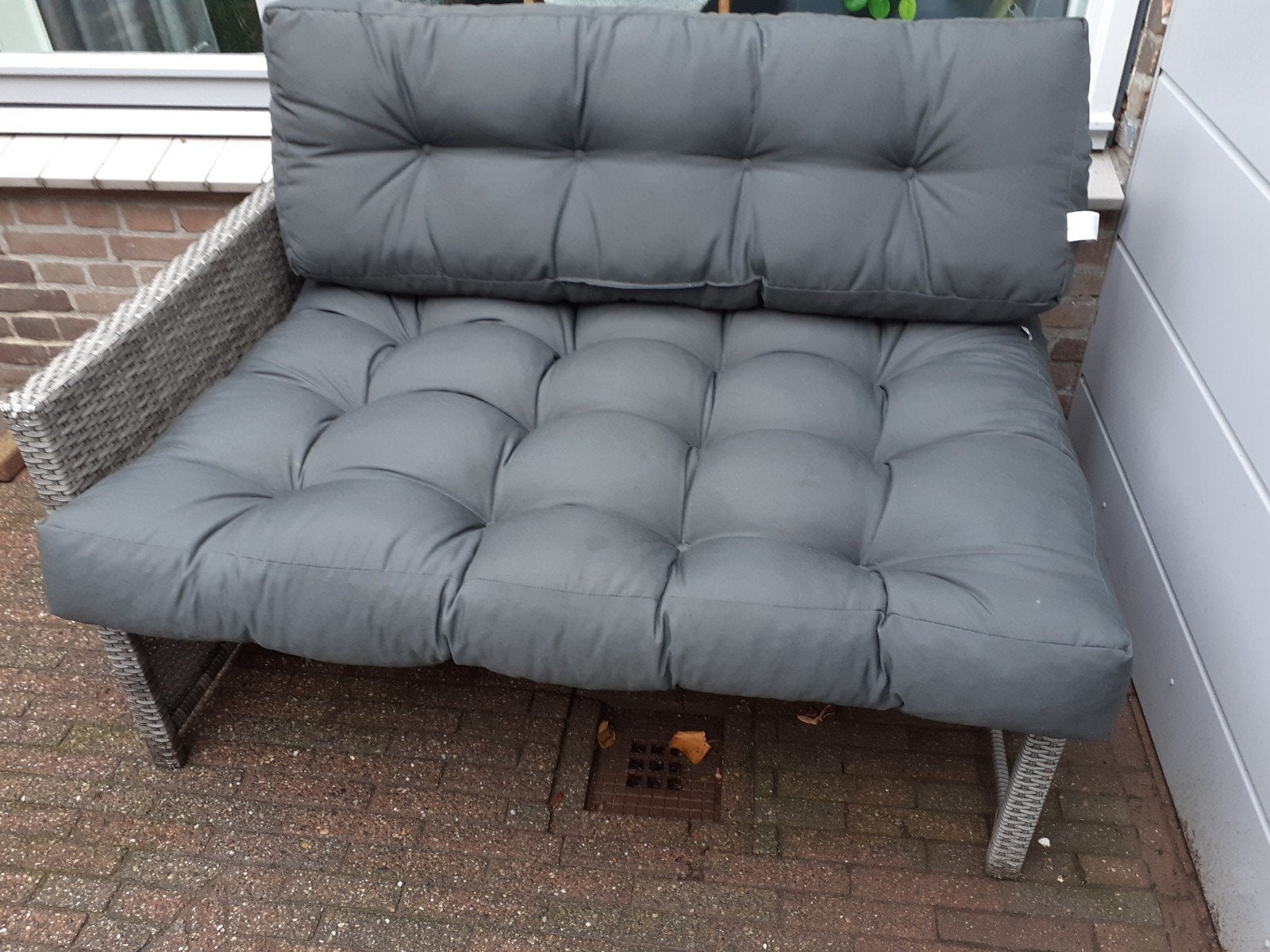 Palletkussenset(Zo goed als nieuw)&bankje, Ophalen, Palletkussen, Lidl, Zo goed als nieuw