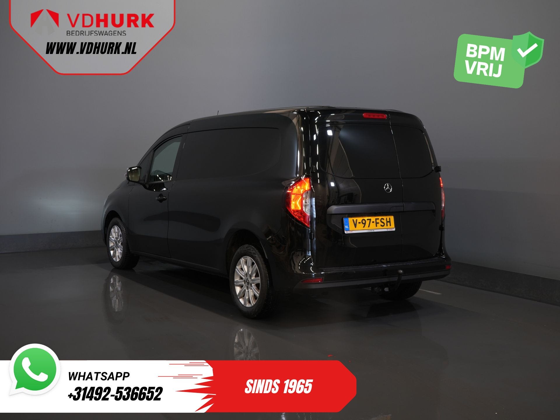 Mercedes-Benz Citan 110 CDI Aut. L2 NL Auto/ Carplay/ Cruise, Auto's, Gebruikt, Euro 6, Zwart, Bedrijf