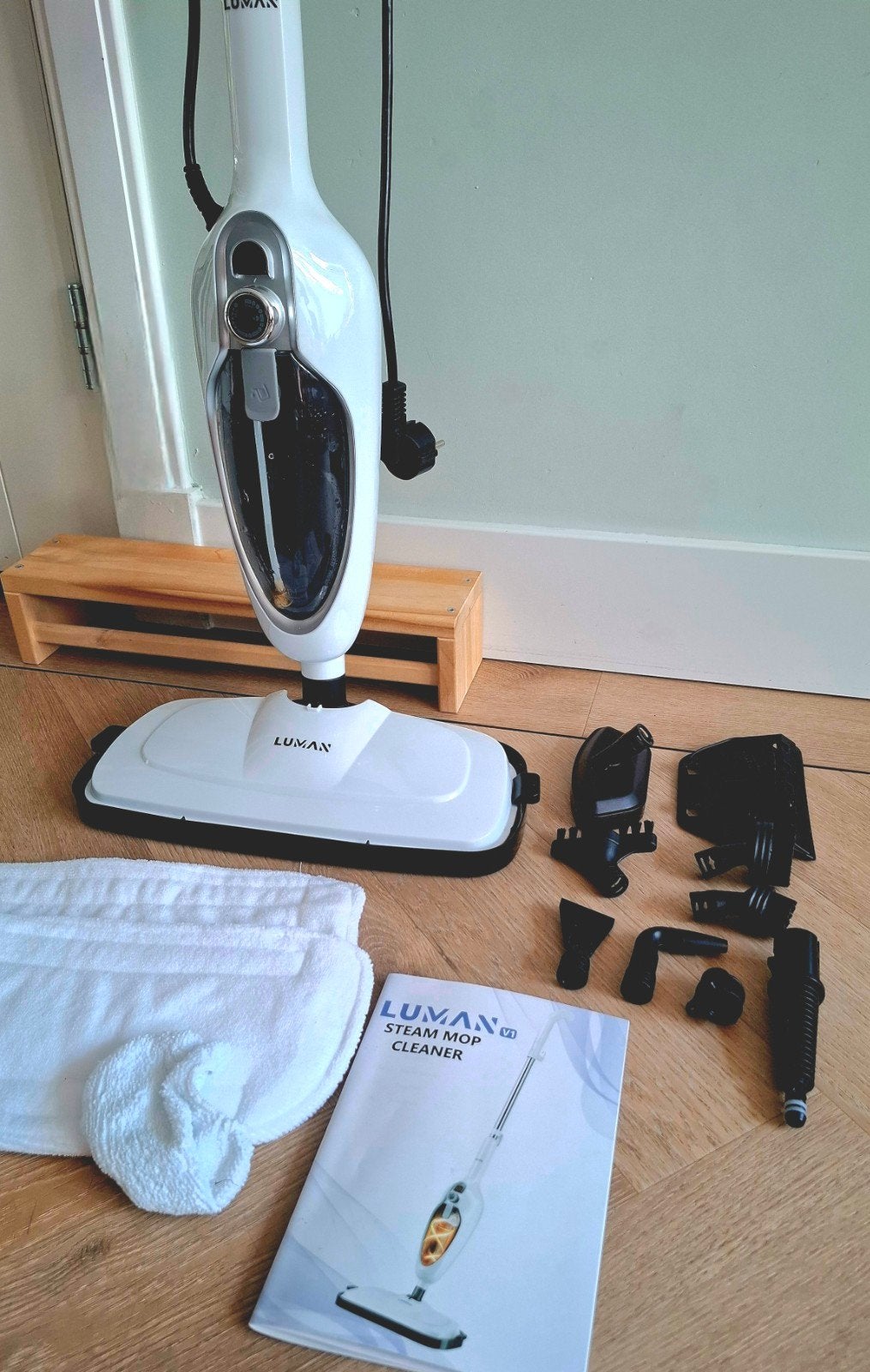 ZGAN LUMAN V1 Pro 12-in-1 Stoomreiniger | 2x gebruikt, Ophalen of Verzenden, Zo goed als nieuw, Stoomreiniger