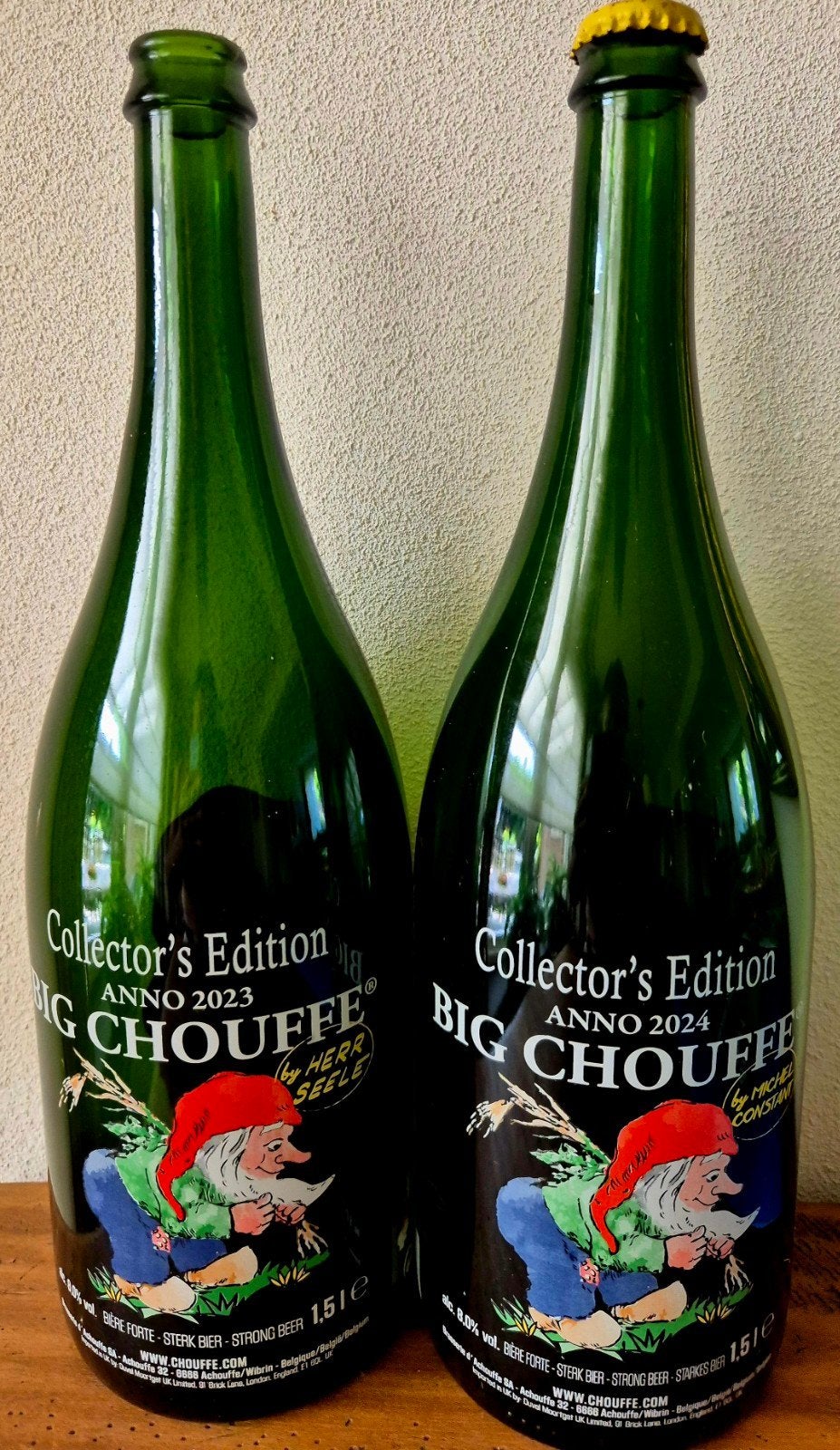 Lege BIG CHOUFFE fles bier 2023+2024 collectors edition 1,5L, Verzamelen, Biermerken, Ophalen of Verzenden, Zo goed als nieuw