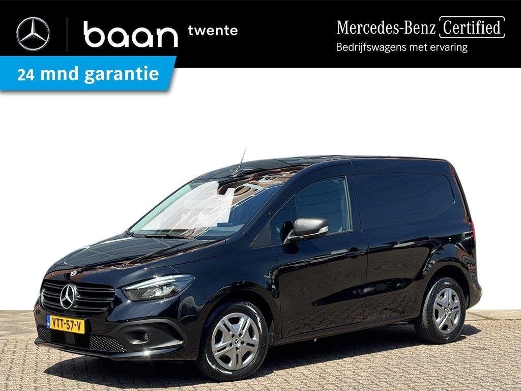 Mercedes-Benz Citan 112 L1 Pro | Trekhaak | Cruise | Camera, Auto's, Bestelauto's, Stof, 4 cilinders, 116 pk, Zwart